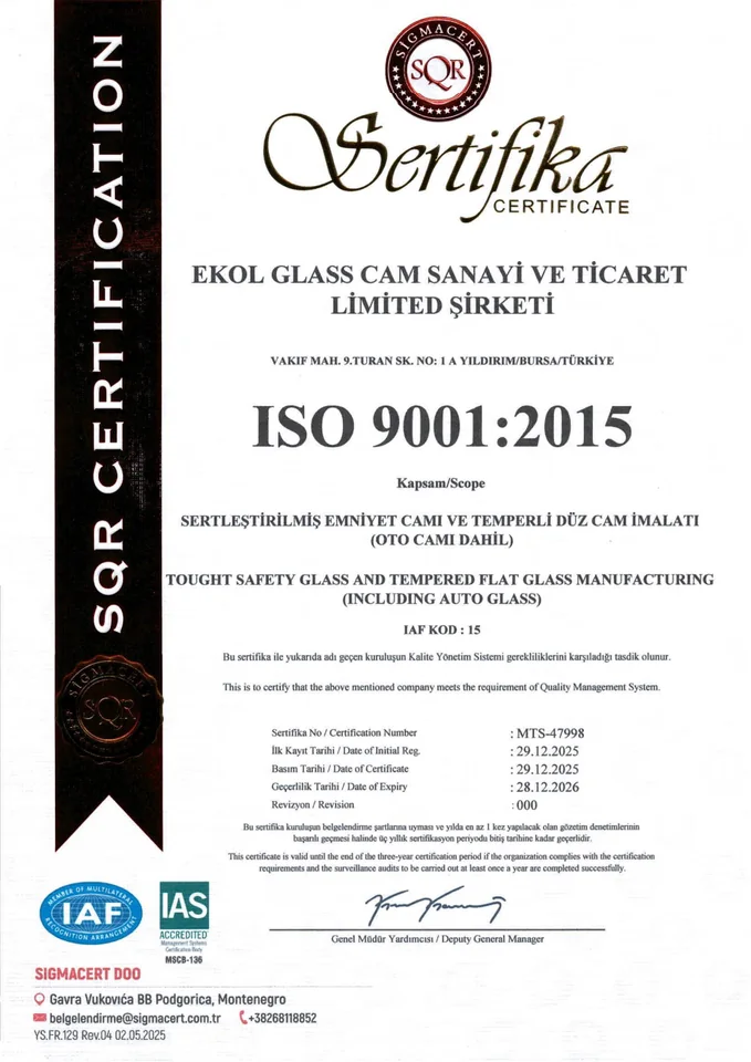 ISO 9001:2015 belge önizlemesi